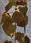 Sunflower by Egon Schiele